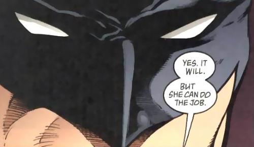 comicsideblog:it’ll be a long night for the girl.batman #569