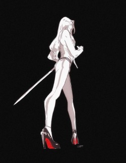 jokeritadoodle:A quick Alucard with these heels (CESARE PACIOTTI’s “LADY D” COURT HEELS COLLECTION.) to feed my needs hahahaha