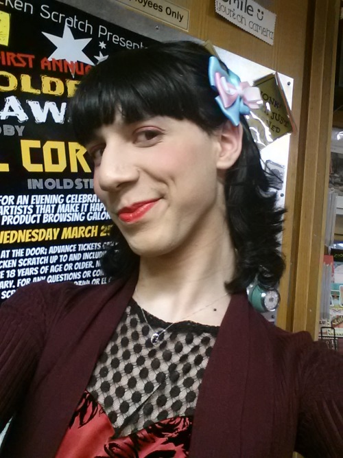 chocolateist:the—scarlet-witch: My contribution to Trans Day of Visibility. Hi yes it is me.My