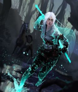 linchona:    Ciri and the king of wolves