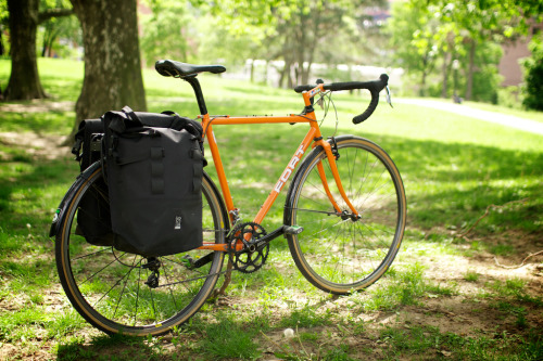 ototheo:  Thanks to Chrome Industries for hooking us up with panniers for the trip! These bags are a