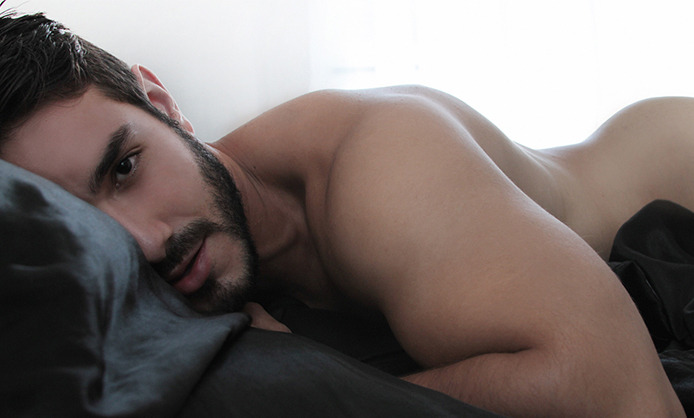 dnamagazine:  In bed with Dan. Check it out at www.DNAmagazine.com.auModel: Dan RodriguesPhotographer: