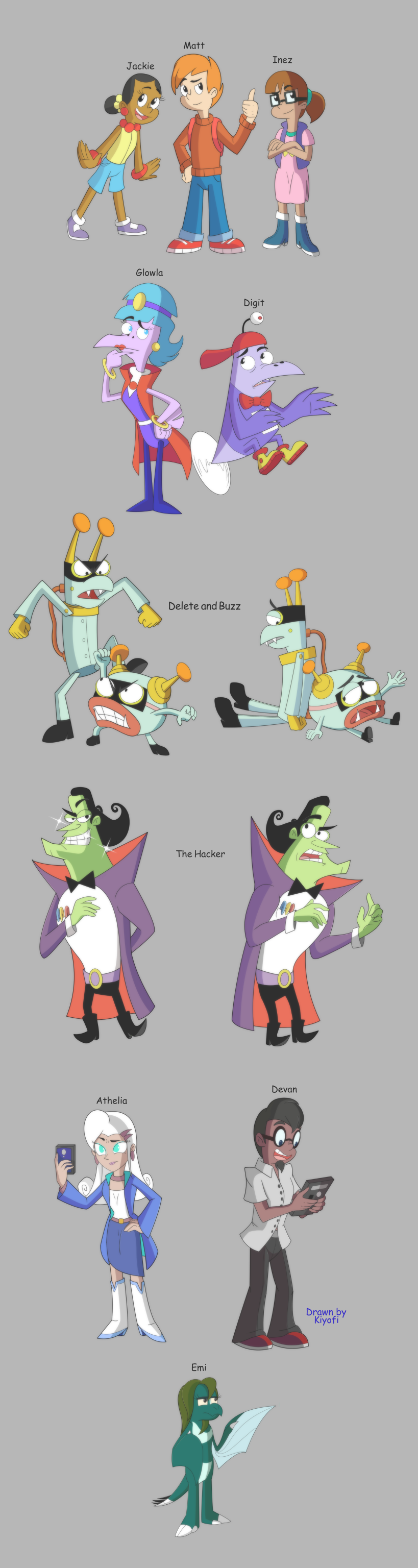 Cybersquad from cyberchase by Blackcatlightning on DeviantArt