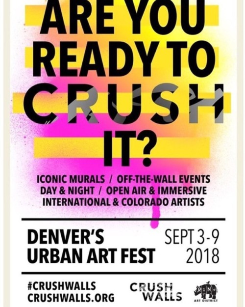 This week in Denver you will find awesome artists and amazing work! Among them you’ll see one of my 