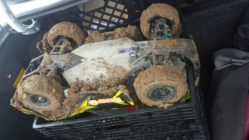 Rained Here yesterday. Took the truck to the track.