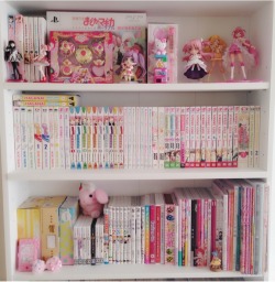 mahoumi:  new, slightly empty looking bookshelf ! 