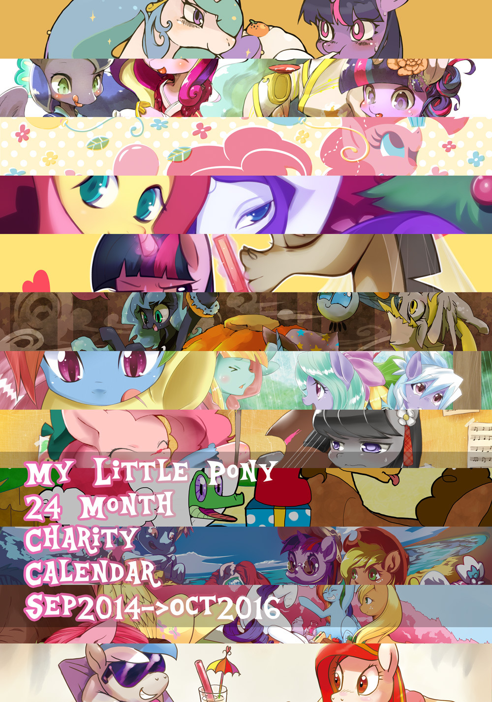 I am announcing New stuff for Summer Komike! I am releasing a Pony Calendar, a T-shirt,