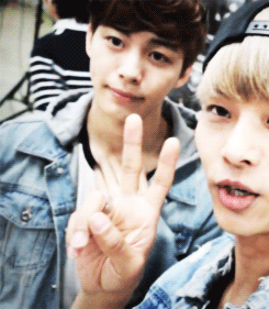 jessicajuns-blog-deactivated202:  Hongbin being adorable in the background. 
