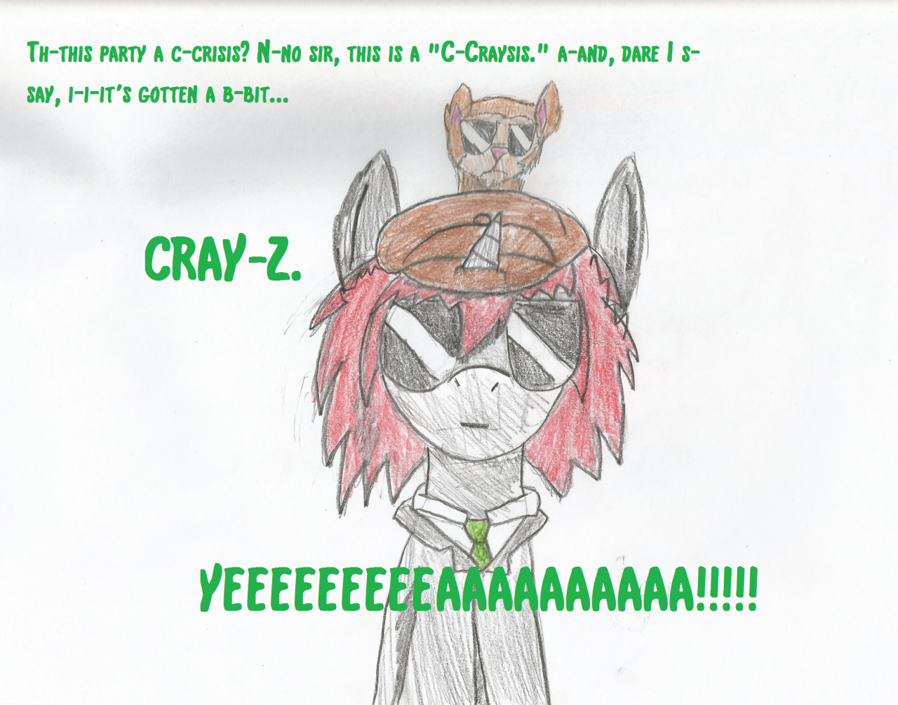 ask-crayon-the-homeless-artist:  plunderismagic:  One more B-day picture for cray….I