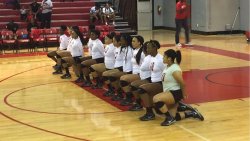 thingstolovefor:        Clark Atlanta’s Volleyball Team Respond To Viral Kneeling Photo.    Clark Atlanta University’s Volleyball Team kneels during National Anthem at home game. The photo goes viral, but not everyone is pleased. Here is what they