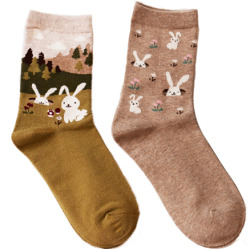 littlealienproducts:Bunny Socks sold by