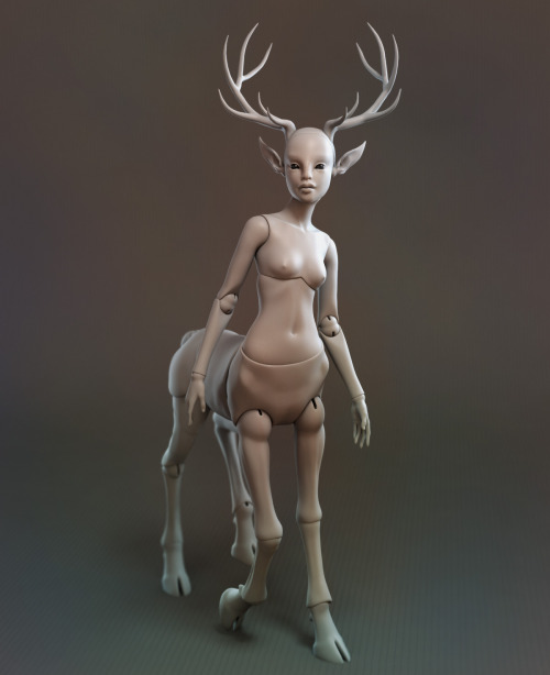 micchi-monster:  glyndarling:  idrisfynn:  Oleum Dolls/Eve Studio -  BJD 3D WIPs  I require the satyr and the dragon.  OCTOPUS DOLLIE OMG