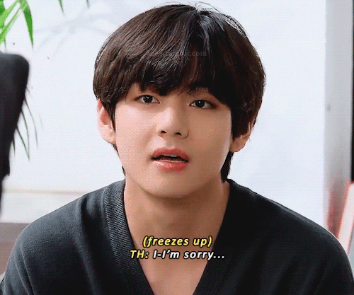 Tae Cutely Messing Up His Lines + Bonus: A Very Endeared Hyung Line: