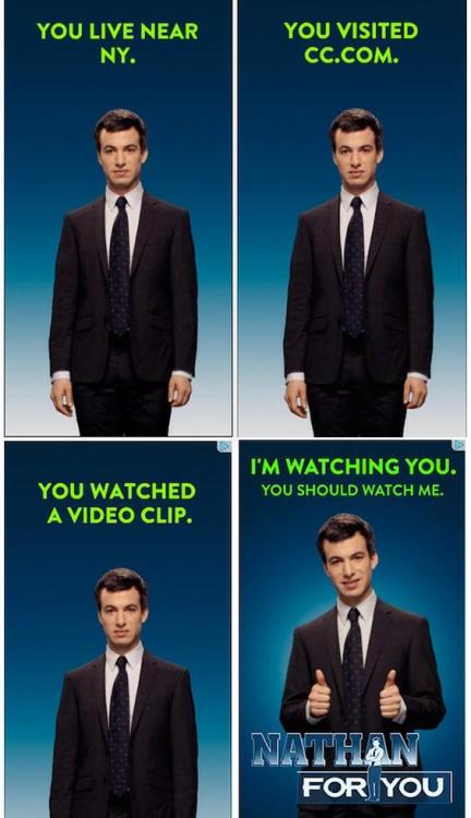 smallgirls:
“ A+ work on retargeting, Comedy Central.
”