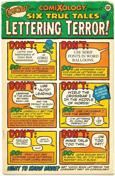 the art of comic book lettering isn’t hard to master