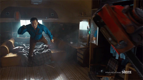thedeaditeslayer: Excerpts from the new Ash vs. Evil Dead trailer [x]  Ganazas infernales!