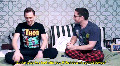 Tom Hiddleston’s Slumber Party with Josh Horowitz, 2013