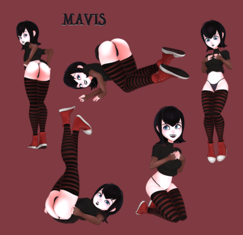 skuddpup:I finished my Mavis rig! Time to animate her in time for Halloween :D