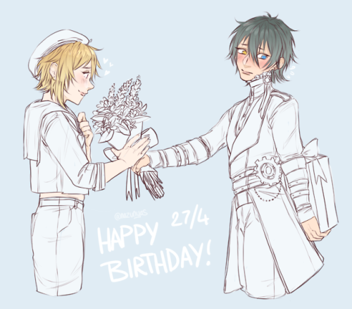April 27th is Nazuna’s birthday! I did some sketches on twitter to celebrate! My best boy!! Th