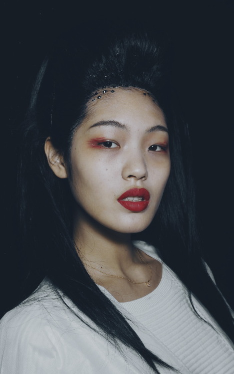 Jean Paul Gaultier / Fall 2014 / RTW / Backstage Model: Chiharu Okunugi