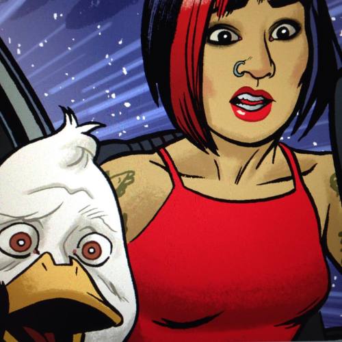 Howard and Tara. #howardtheduck #taratam #joequinones #chipzdarsky