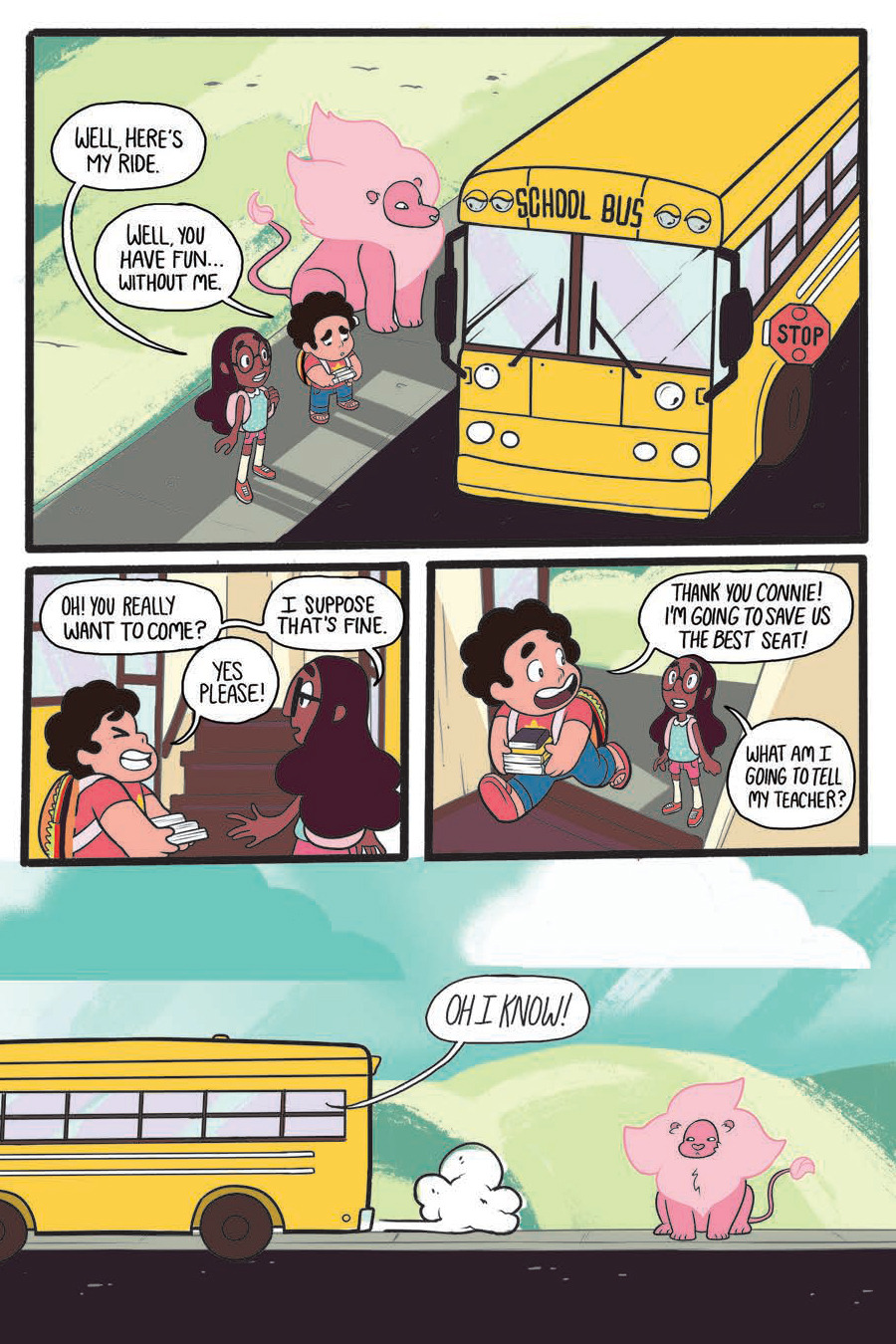 kaboomcomics:  STEVEN UNIVERSE: TOO COOL FOR SCHOOL OGNThe Deets: Schoolboy Steven,