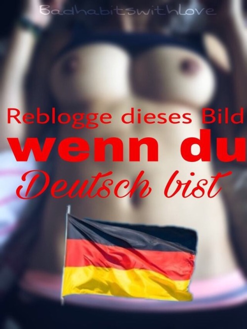 thebayer99:  hans45:  brane45: respectthepussy:   jessika2610:  Mal schauen wie viel deutsche hier unter unseren Followern sind. :) 