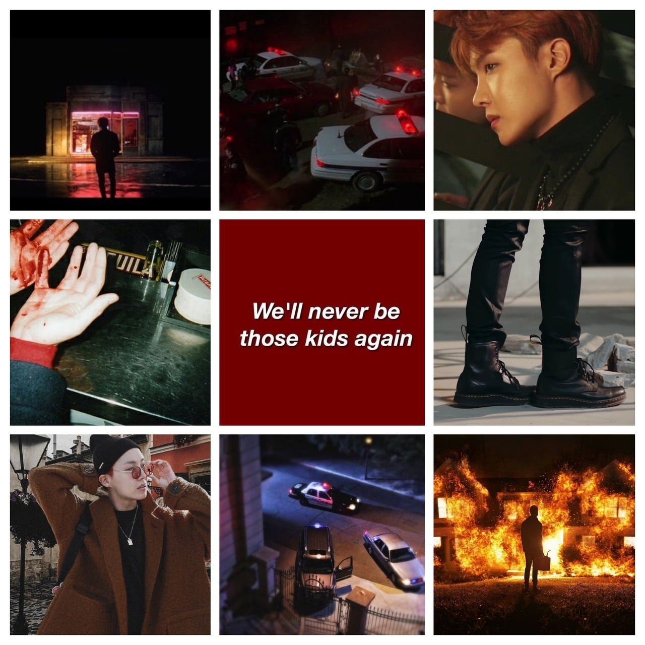 K Aesthetics J Hope Hoseok Moodboard Group Bts Theme