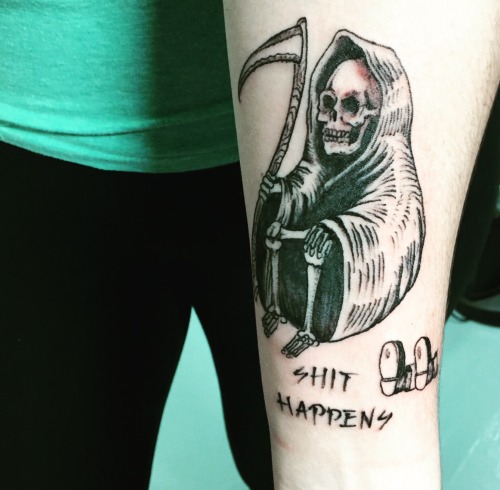 Sex fuckyeahtattoos:  Shit happens. pictures