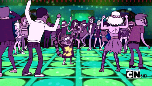 killerh0pe:  Everybody dance… in Regular Show.