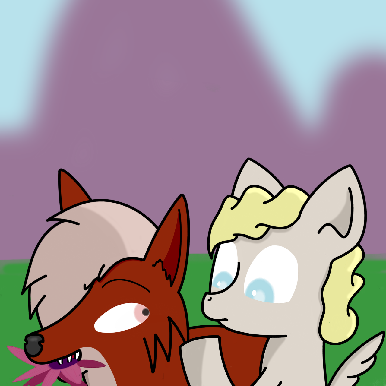 pony-unknown:  Little skit with two of the characters i’m working on for a future
