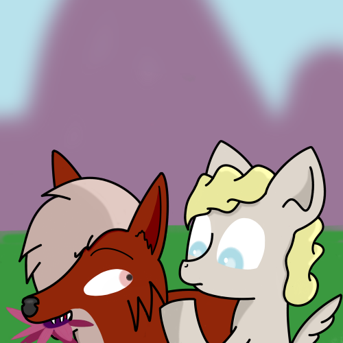 pony-unknown:  Little skit with two of the characters i’m working on for a future blog. Enjoy :3  x3!