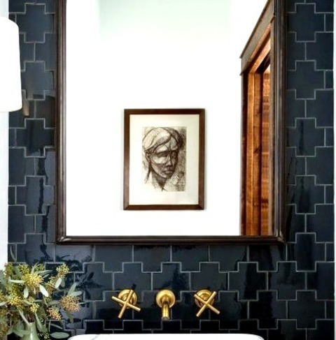 Austin Powder Room Bathroom