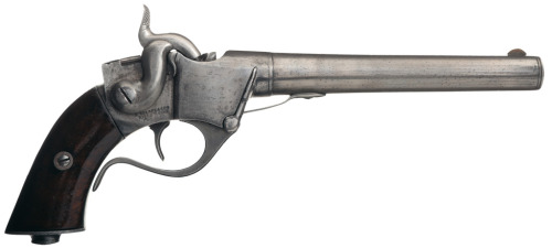 The Sharps Single Shot Pistol,While Sharps are famous for their long range and accurate rifles and c