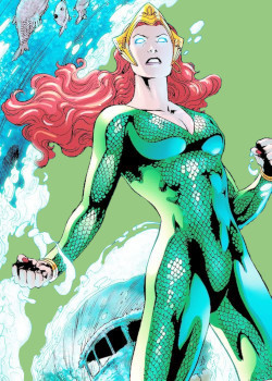 sarahreadstoomanycomics: Making Photosets for My Top 20 Favorite DC Characters 14/20- Mera