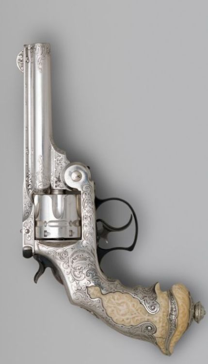 treasures-and-beauty: Smith and Wesson .44 Double-Action Revolver for George Jay Gould (1864–1