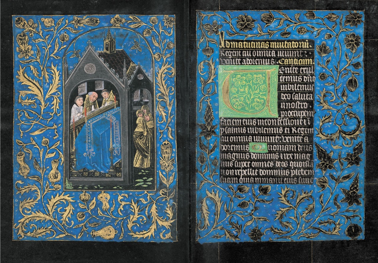 This Book of Hours, referred to as the Black Hours, is one of a small  handful of