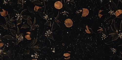 morisots:Primavera (details) by Sandro Botticelli (1445-1510), 1477-82, tempera on panel