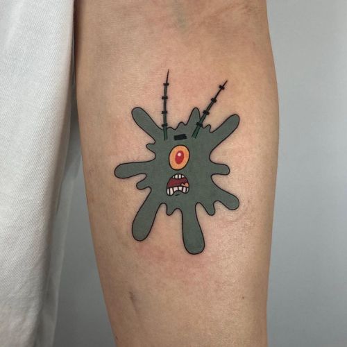 spongebob tattoo flowerTikTok Search