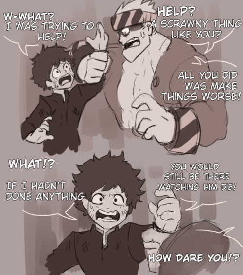 nitrile-hero: Villain!Deku comic! Special thanks to zempty /o/ who asked me for more v!d content (it