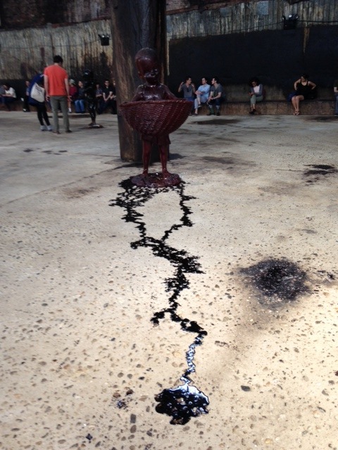 hunter-ny:  artist, kara walker’s sweet + powerful installation, a subtlety, opened