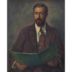 blastedheath:  Leon Kroll (American, 1884-1975), Portrait of Jules Guillaume, 1920. Oil on canvas, 32 x 26 in. 