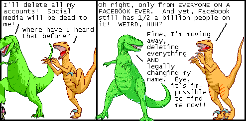 qwantzfeed:  DID YOU KNOW: t-rex is actually speaking in the style of a newspaper