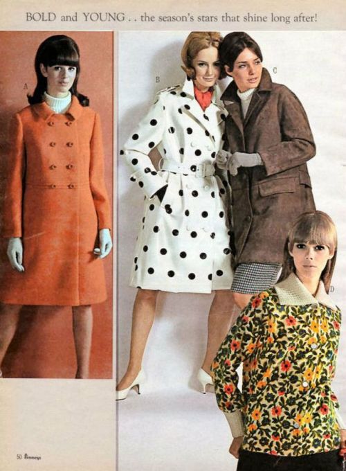 Page of american catalog JCPenney, 1960s.