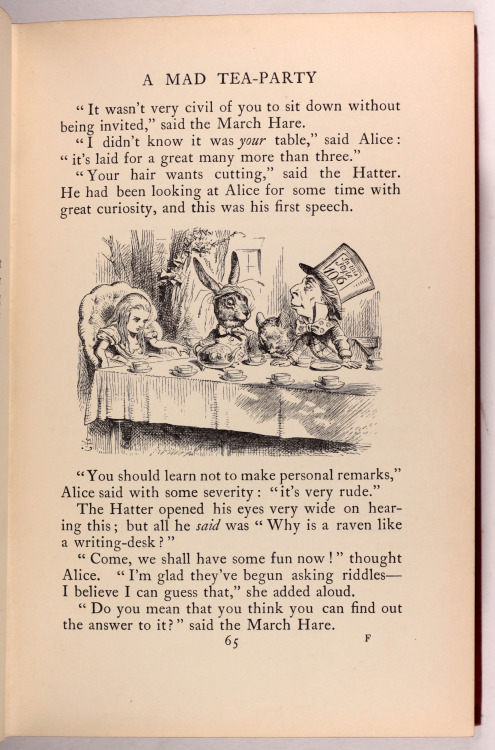 michaelmoonsbookshop:Superb Illustrated Edition of Alice’s Adventures in Wonderland and Through the 
