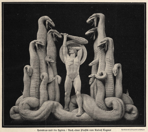 Rudolph Tegner (1873-1950), &lsquo;Herakles und die Hydra&rsquo; (Hercules and the Hydra), &ldquo;Da