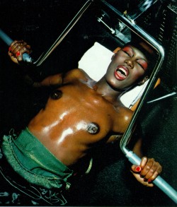 lelaid:Grace Jones by Francis Ing for Playboy