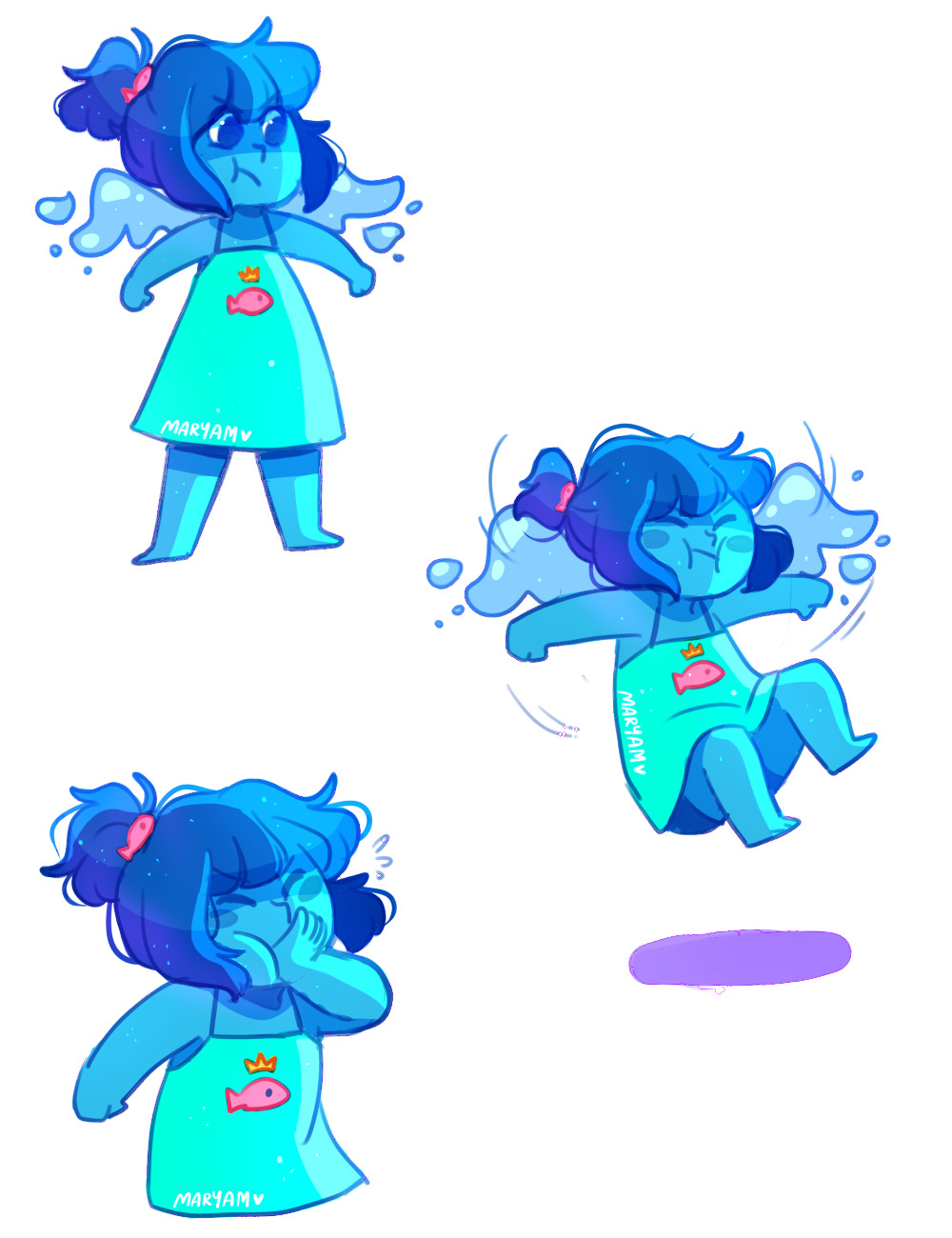 maryomahmed:   they are trying :3  edit: have some smol peridots 