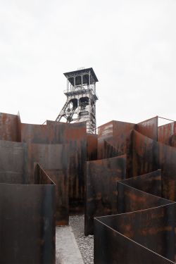 Labyrinth | Gijs Van Vaerenbergh | Via
A kilometer of steel corridors were constructed to form a mechanical-looking maze at a former coal mine in the industrial city of Genk in Belgium. Titled ‘The Labyrinth’, the installation was created to be a...
