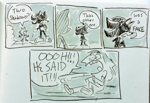 samkingsketches: Ive been live comic-ing my play through of Sonic Forces over on my twitter because, as someone who has been away from the franchise for a while, this game is a ride and a half.   Ill make a follow up next time I have 10 comics to post